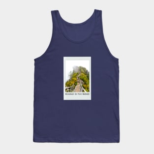 Polaroid Photo of a viewpoint on Madeira Tank Top